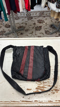 Load image into Gallery viewer, Genuine Leather Two Toned Messenger Bag
