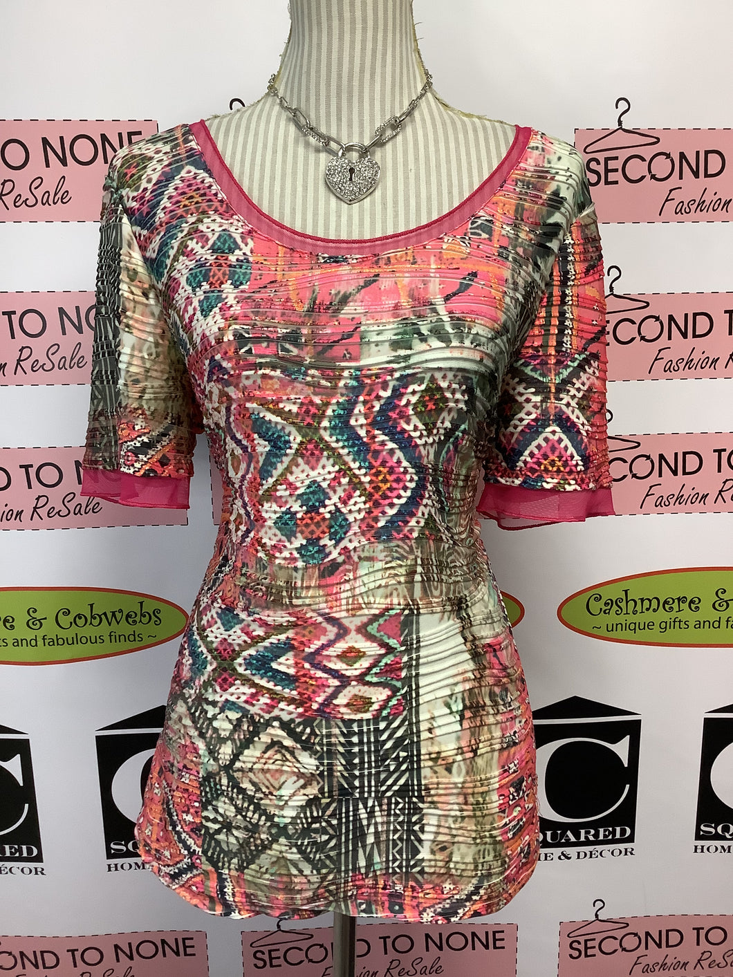 Viccio Multi Pattern Top (Size 10)