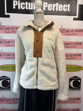 Load image into Gallery viewer, Columbia Fuzzy White &amp; Tan Sweater (Size XL)
