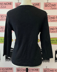 Jones NY Lace Up Top (M)