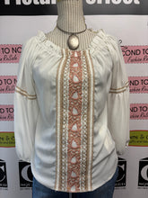 Cargar imagen en el visor de la galería, Artizan Peasant Blouse (Size XS)
