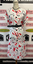 Cargar imagen en el visor de la galería, Vintage Patterned Midi Dress (Fits L/XL)
