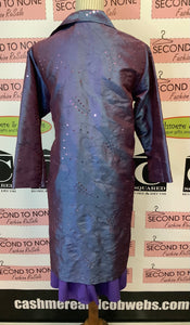 Iridescent Sequin Jacket (Size Petite M/L)
