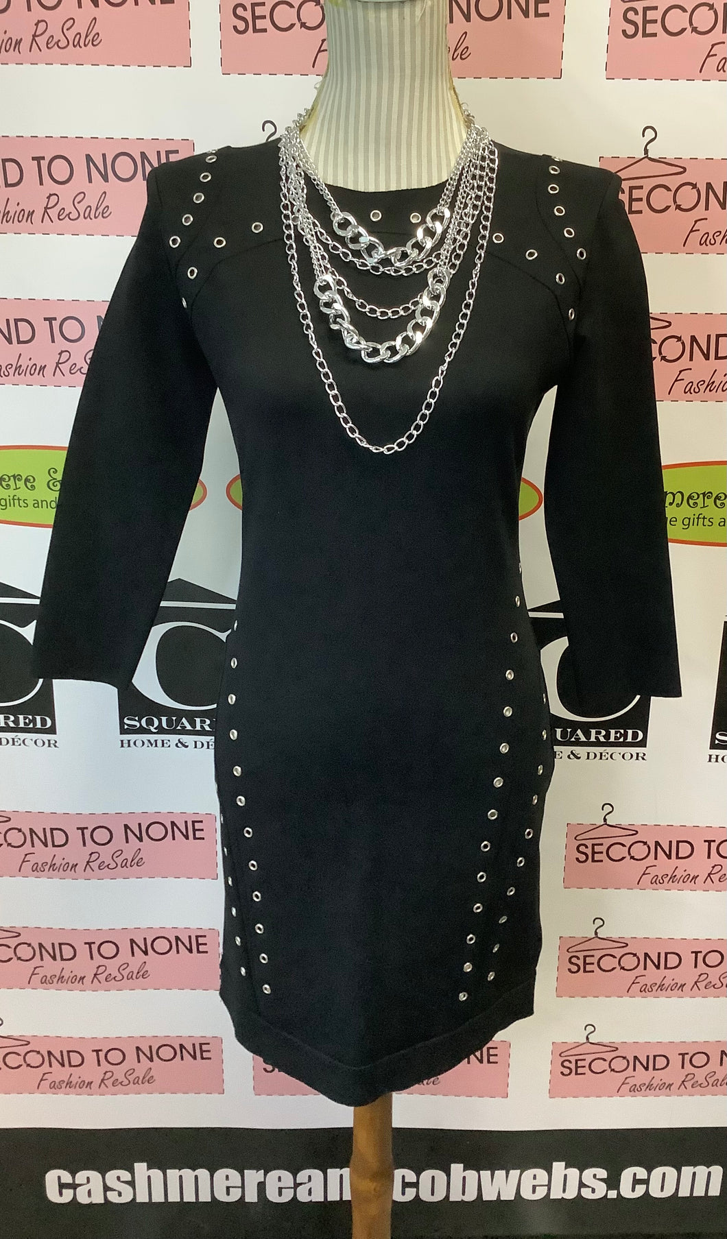 Supertrash Grommet Pencil Dress (Size M)