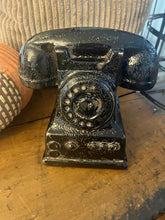 Load image into Gallery viewer, Glass Antique Telephone Decor
