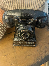 Load image into Gallery viewer, Glass Antique Telephone Decor
