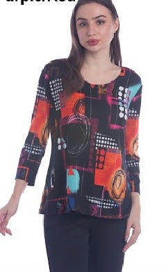 Abstract Print Top