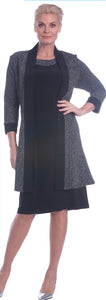 Black & Silver Little Black Dress (Only 1XL Left!)