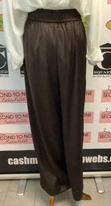 House of Harlow Brown Satin Pants (Size L)