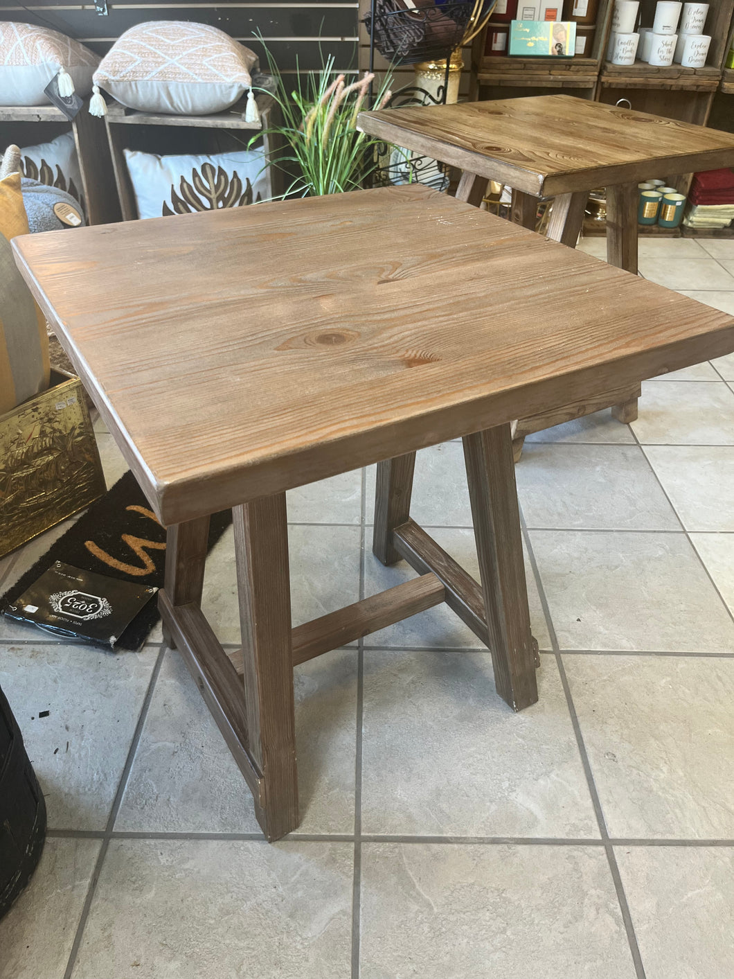 Ashley Wooden Side Table (2 Available)