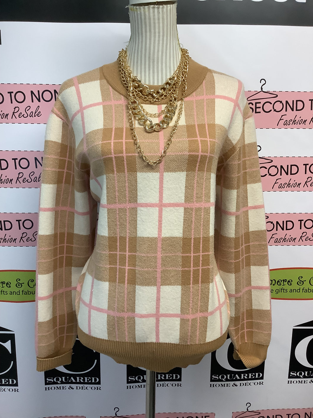 Buffalo Neapolitan Long Sweater (Size L)