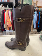 Load image into Gallery viewer, Dark Brown Leather Riding Boots (Size 8)
