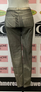 Gold Glitter Stretch Pants (S)