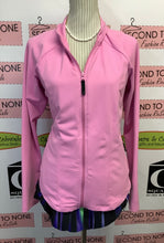 Load image into Gallery viewer, Danskin Barbie Pink Zip Up Sweater (Size L)
