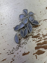 Load image into Gallery viewer, Blingy Grey Floral Fascinator

