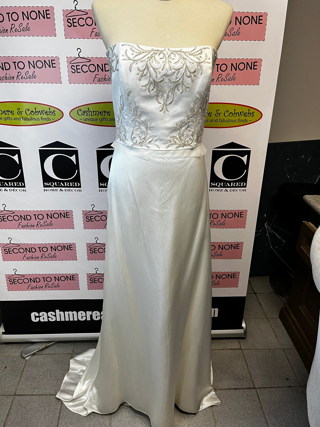 Diva By Poloma Blanca Wedding Dress (Size 16)
