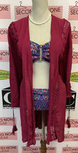 Load image into Gallery viewer, La Vie En Rose Eyelet Cover Up (Size L/XL)
