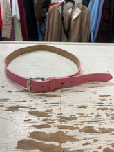 Load image into Gallery viewer, Sparkly Pink Leather Belt (Size M)
