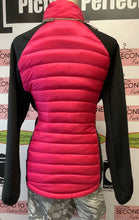 Load image into Gallery viewer, Pink &amp; Black Puffer Active Jacket (Size L)
