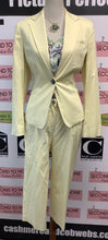 Load image into Gallery viewer, Anne Klein Yellow 2 Pc Blazer &amp; Pant Set (Size 10)
