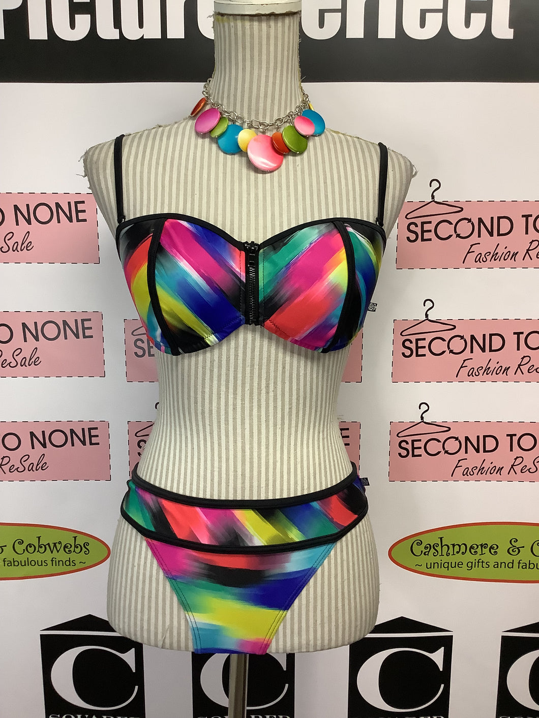 La Vie En Rose Rainbow Bikini (Size M)