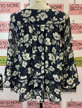 Load image into Gallery viewer, Moon River Sheer Peasant Top (XS)
