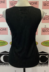 J. Janet Black Lace Top (M)
