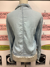 Load image into Gallery viewer, GUESS Faux Denim Look Shacket (Size L)
