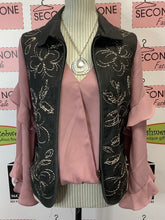 Load image into Gallery viewer, Dusty Rose Swirl Sleeve Top (M)

