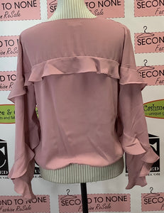Dusty Rose Swirl Sleeve Top (M)