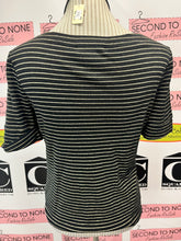Load image into Gallery viewer, Ralph Lauren Glitter-Striped Tee (Size PM)
