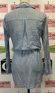 Dynamite Soft Denim Top w/Braided Belt (S)
