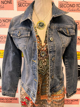 Load image into Gallery viewer, NWT Bling &amp; Beaded Sheer Print Tunic (Size S)

