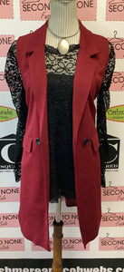Esqualo Black Lace Long Sleeve (Size Petite 2XL)