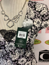 Load image into Gallery viewer, NWT Laura Ashley 2 Pc Black Gardenia Set (Size L)
