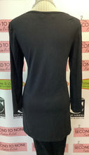 Load image into Gallery viewer, Creations Draped Black Long Sleeve (Size S)
