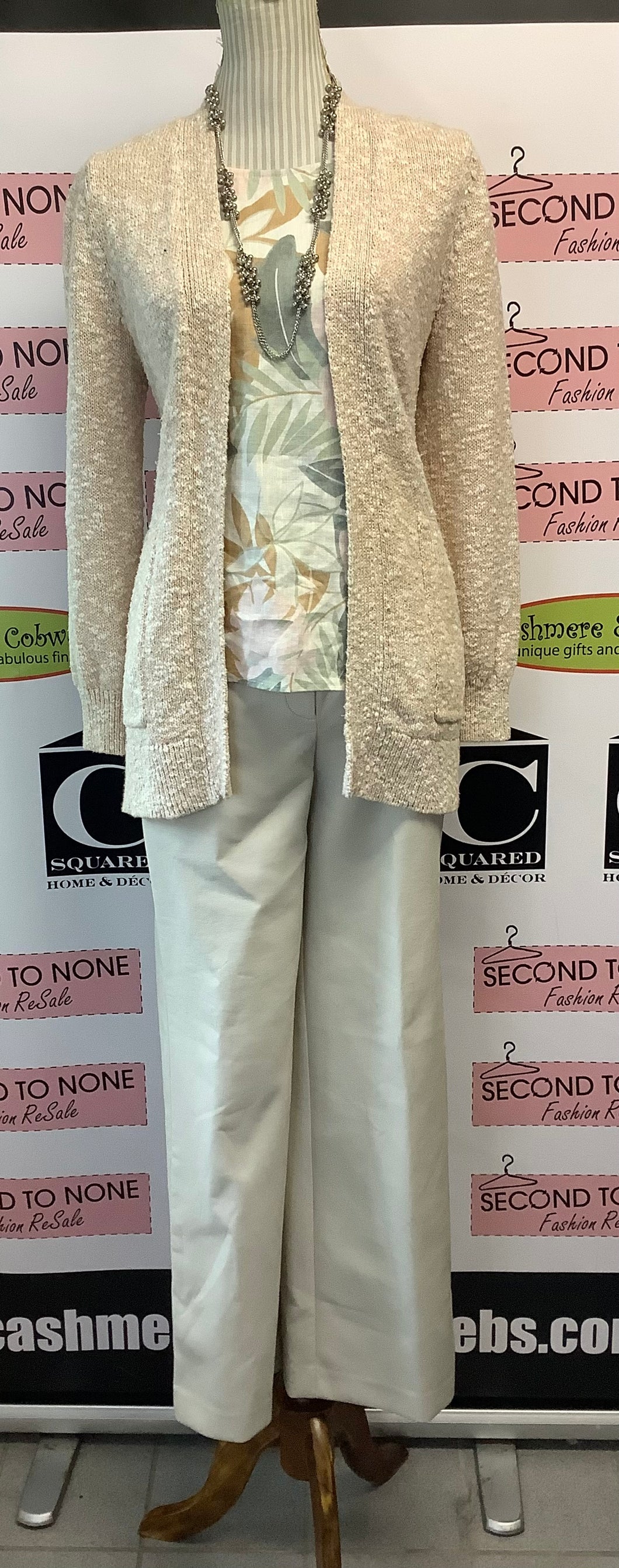 BABATON Melina Tan Leather Pants (Size 4)