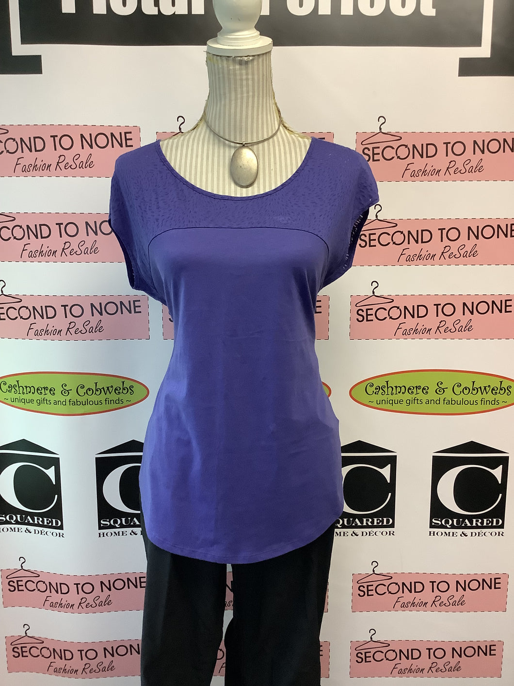 Columbia Purple Sport Tee (Size M)