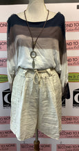 Load image into Gallery viewer, Dis Moi 100% Linen Rustic Shorts (Size M/L)
