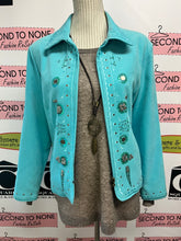 Load image into Gallery viewer, Tan Jay Ultra-Suede Jacket (Size 8P)
