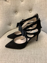 Load image into Gallery viewer, New Bowden Black Velvet Bow High Heel (Size 40)
