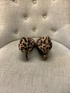 Micheal & Bordeaux Cheetah Pumps (Size 8)