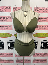Load image into Gallery viewer, La Vie En Rose Khaki Green Bikini (Size L/XL)
