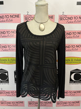Load image into Gallery viewer, Desigual x Christian LaCroix Sheer Hem Top (Size L)

