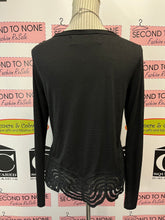 Load image into Gallery viewer, Desigual x Christian LaCroix Sheer Hem Top (Size L)
