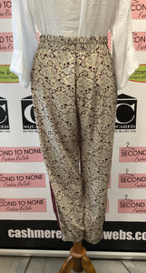 Burgundy Boho Pants (Size L)