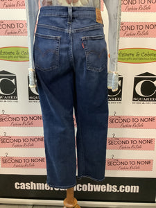 Levi Dark Wash Boyfriend Jeans (Size 16W)