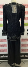 Load image into Gallery viewer, Black Flowy Dress Pants (Size M)
