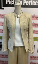 Load image into Gallery viewer, Vintage Golden Kasper Tweed Blazer (Size 10)
