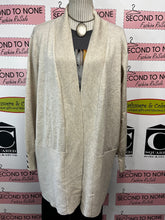 Cargar imagen en el visor de la galería, Oatmeal Knit Long Cardigan (Size L)
